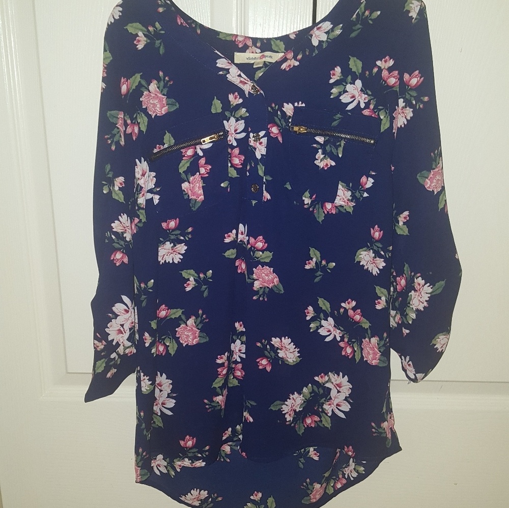 A Blouse With Flowers